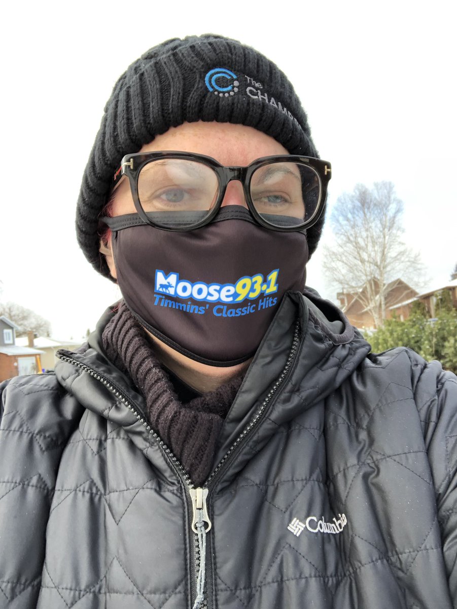 KeithaRobson's tweet photo. Thanks @shanebutton for my new @TheMoose931 mask. #memberproud #keepingmesafe #keepingyousafe https://t.co/vdtRSbeUn0