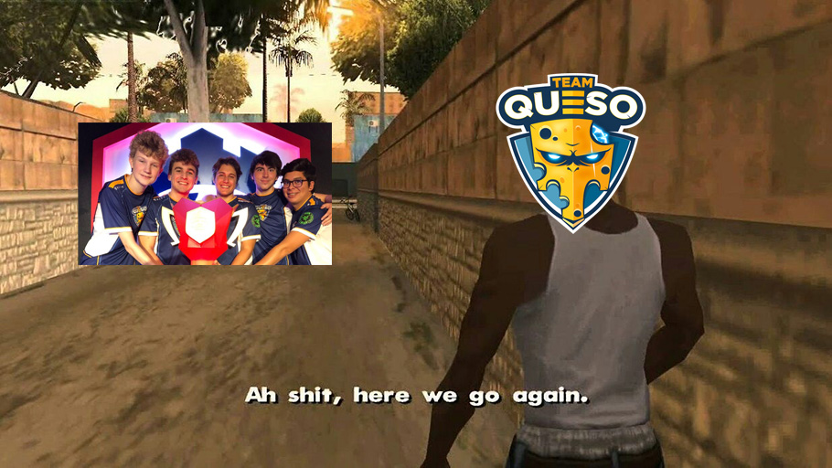 En 1 hora volvemos al mismo escenario de hace 2 años 🔥 peleando por llevarnos un titulo más y espero que se repita el mismo final 💪 Gracias a todos los que nos habeis estado apoyando año tras años, split tras split ❤ HOY Y SIEMPRE #QUESOPROUD 💛🧀