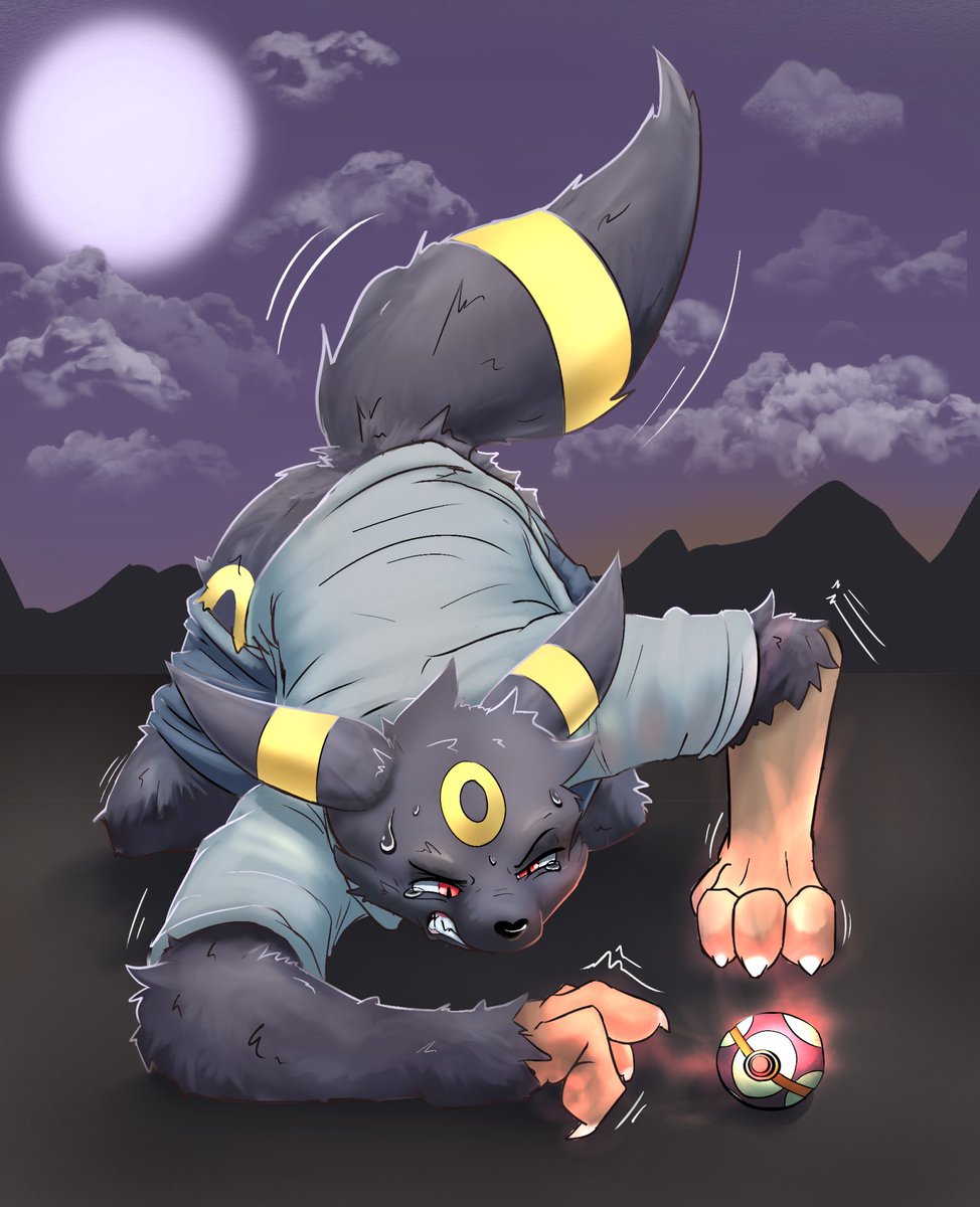 LycanTosh's tweet photo. Dusk Ball malfunction.

#Transfur #TFEveryday https://t.co/IY1Cad0xDF