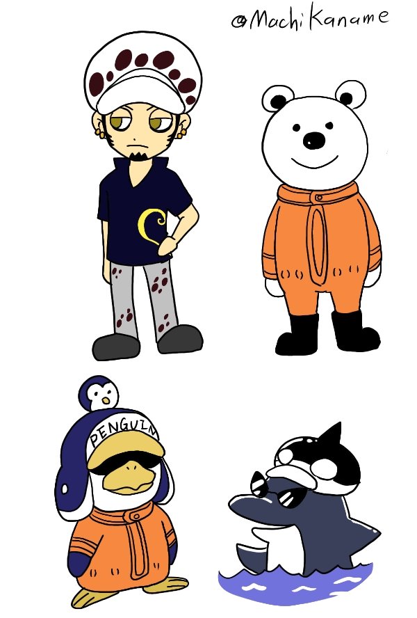 تويتر 要 على تويتر アンパンマンのキャラ風ハートの海賊団 T Co Lj9bzg8jzc