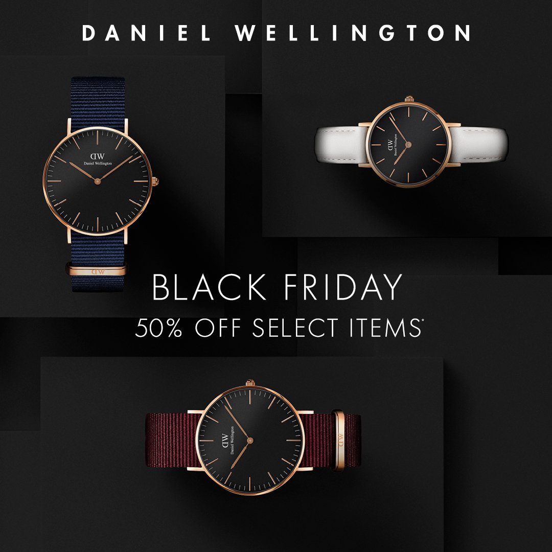 Amanora Mall on Twitter: "Daniel Wellington Black Friday Flat 50% sale is here! Hope you have your wish list ready. Limited stocks. Visit Daniel Wellington store at @AmanoraMallPune now. T&amp;C apply #AmanoraMall