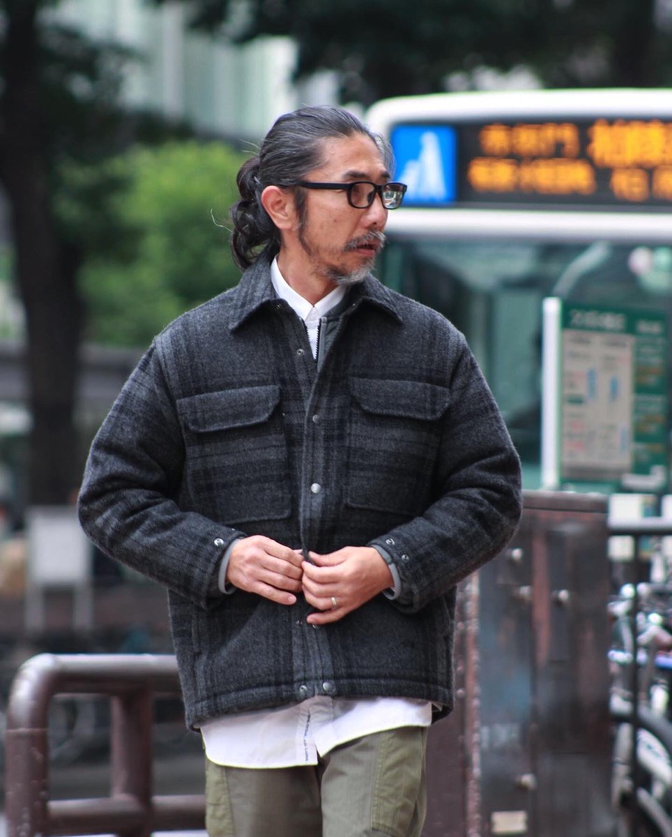 20A/Wノースフェイスパープルレーベル Plaid C.P.O ジャケット M | www
