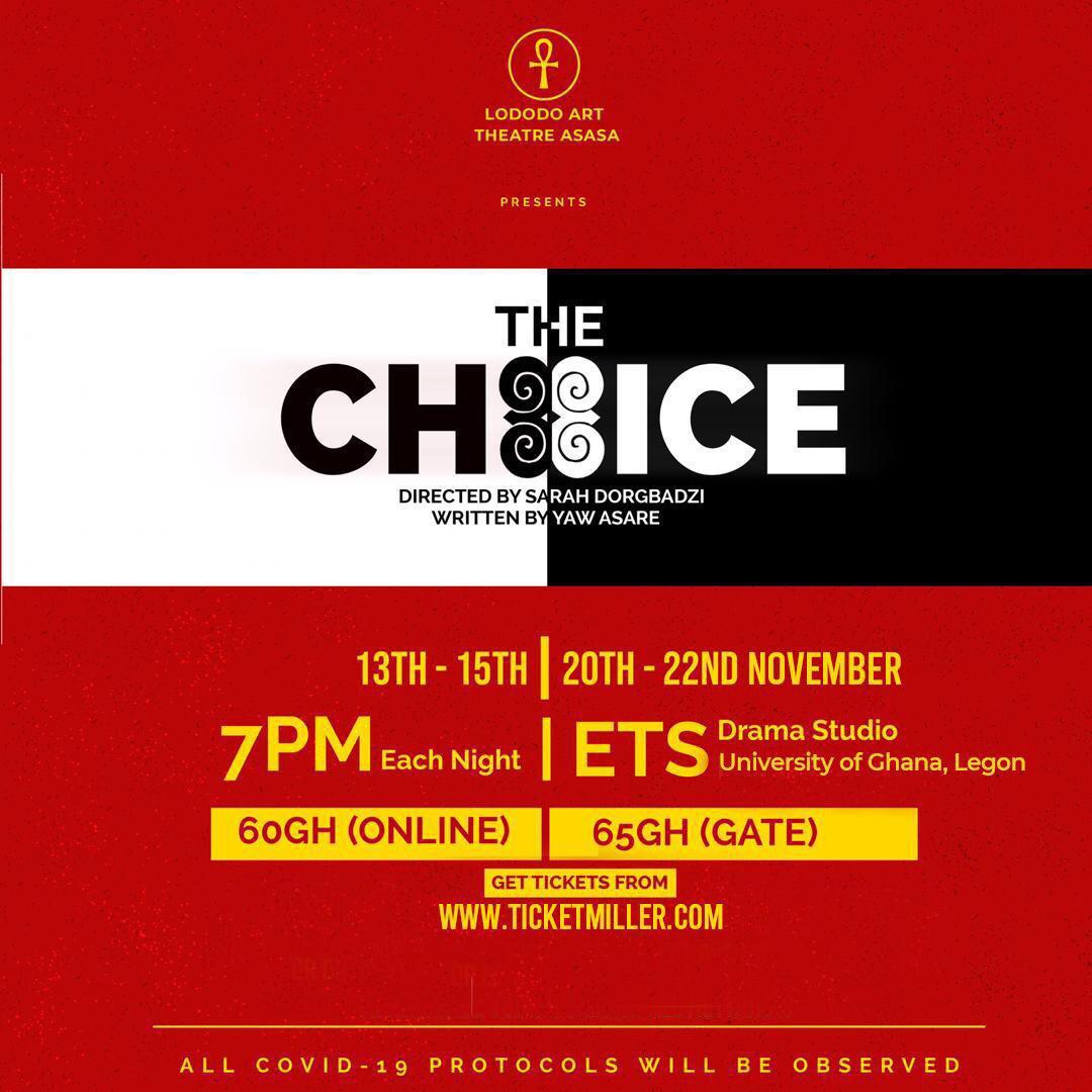 Yairah_'s tweet photo. WE RUN AGAIN TONIGHT!!!🥳
@lododoart is adding its voice to the quest for peace in the nation as we approach the elections.
We present to you *THE CHOICE*,
A most enjoyable performance with an underlying message of peace. https://t.co/OUOsfc4q2t