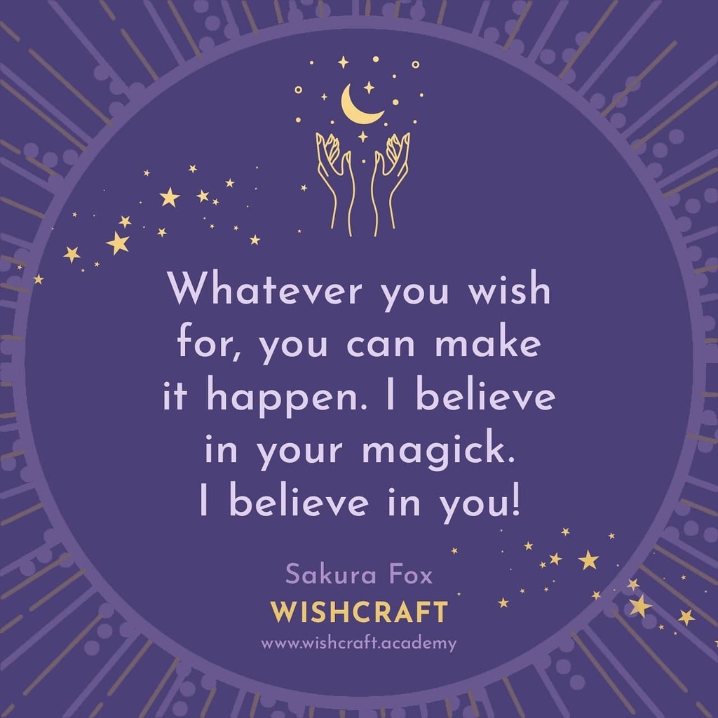 WishCraft_AC's tweet photo. I just wanted to tell you today, that I believe in your magick...and I believe in YOU! Whatever you want to achieve today, you have totally #gotthis 💪✌😘 #WishCraft #WickedWitches 
...
#magickalwoman #womensupportingwomen #witchessupportingwitches #wi… https://t.co/Bpb0WSLRwx https://t.co/9AnuDyUBnj