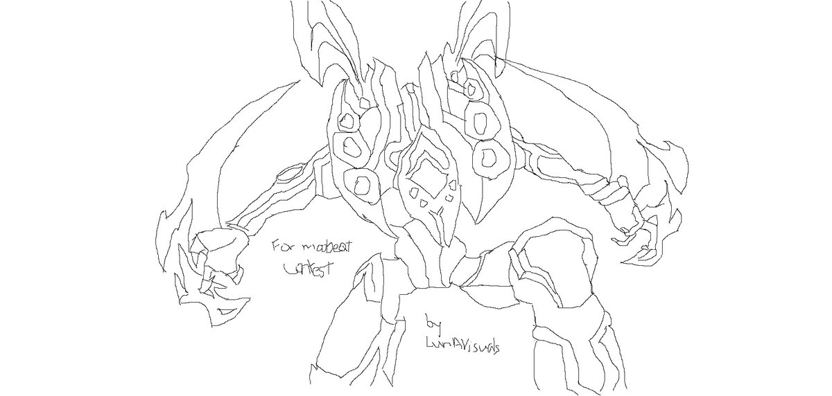 itsLun's tweet photo. @moobeat I never enter these type of contests since I can't draw for shit but since you said winner will be chosen at random...here is my Odyssey Kha'Zix 🤞🤞 The process was excruciatingly painful since I can barely even draw a straight line. 🤣 https://t.co/NSiDdBZDn5