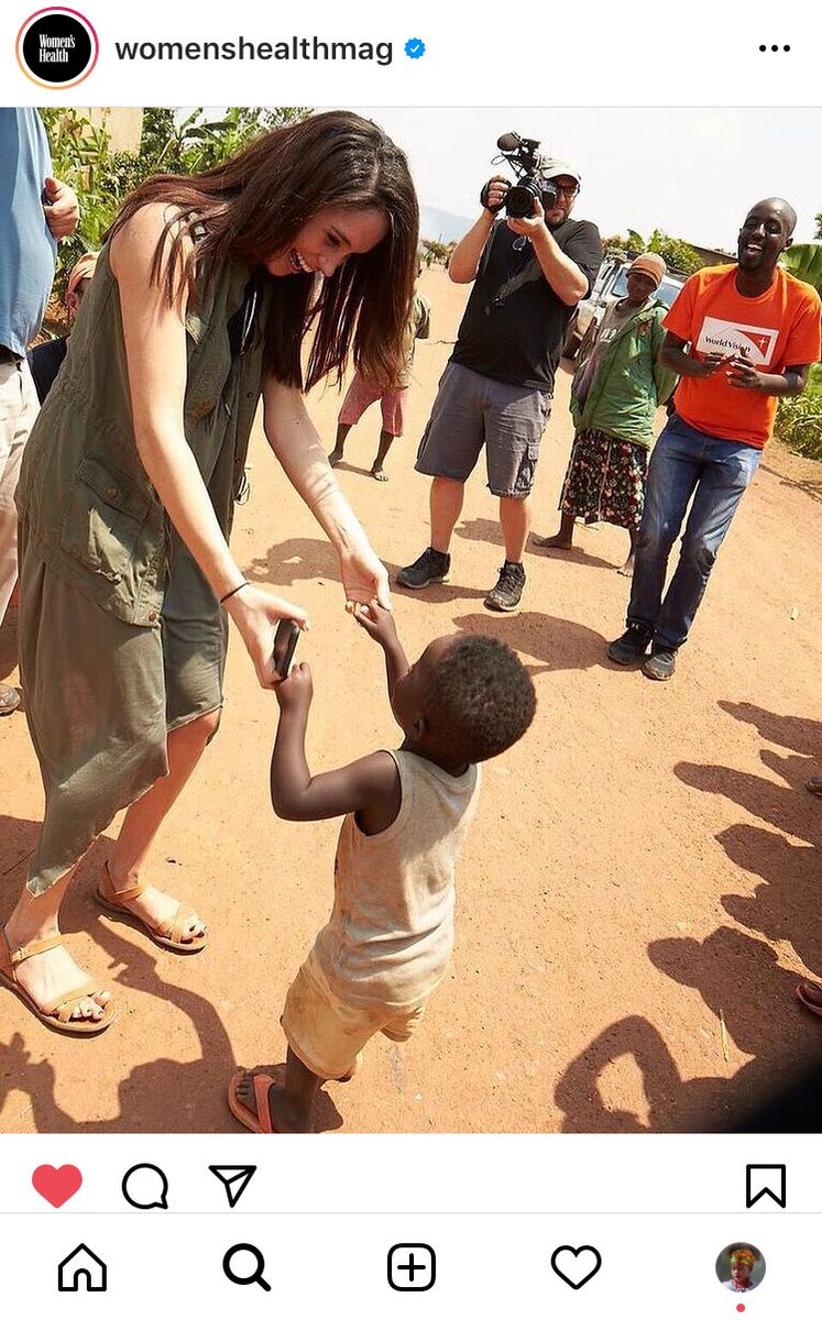 When Meghan took over Womens Health Magazine's IG for  #worldwaterday"Did you know 663 million people globally do not have access to clean water?" - Meghan Markle  #BeTheChange