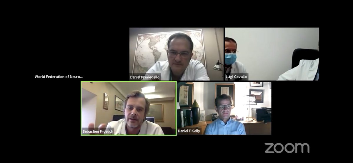 It was a real honor to be with <a href="/SC_Froelich/">Sebastien Froelich</a> #DanKelly #Cavallo #Deopujari #Qureshi #Shah talking about #endoscopic #skullbase #surgery #chordomas <a href="/GlobalNeuroSurg/">Global Neurosurgery WFNS</a> <a href="/WFNSHQ/">WFNS</a> <a href="/NeurosurgeryOSU/">Ohio State Neurosurgery Residency</a>