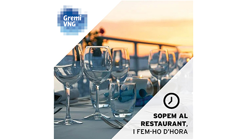Tornem a obrir! Ens veiem de nou a partir de dilluns.
Adelantem els sopars!
No deixeu d'anar al bar i al restaurant. Dedicarem tots els esforços en que us sentiu segurs! #gremivng #somfihrt #tornem
