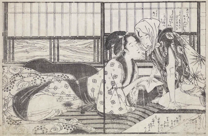 オトコの身体をつけないように玉門へマラを少しずつ付ける。

4早く挿入しようとして唾をつけるのはダメ。女性が驚いて目を覚ます。

5女性の両足を少しずつ左右へ広げ女性が伸びをしたときにマラをぬっといれる。

女性から夜這いすることもあったようなのですが、その方法はまだ見つけたことがない。 
