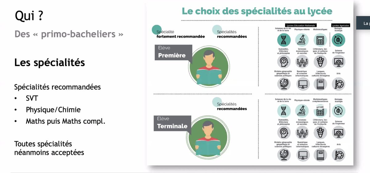 env_toulouse's tweet image. FORUM DE LA FORMATION VÉTÉRINAIRE - Marc Gogny, chargé de mission Concours vétérinaire post-bac : nouvelle voie d'accès post-bac aux ENVF.
✅ volonté de diversification sociale et territoriale
✅concours commun co-organisé ENVF sur #Parcoursup
 
➡️ Infos : bit.ly/3nKdgbn