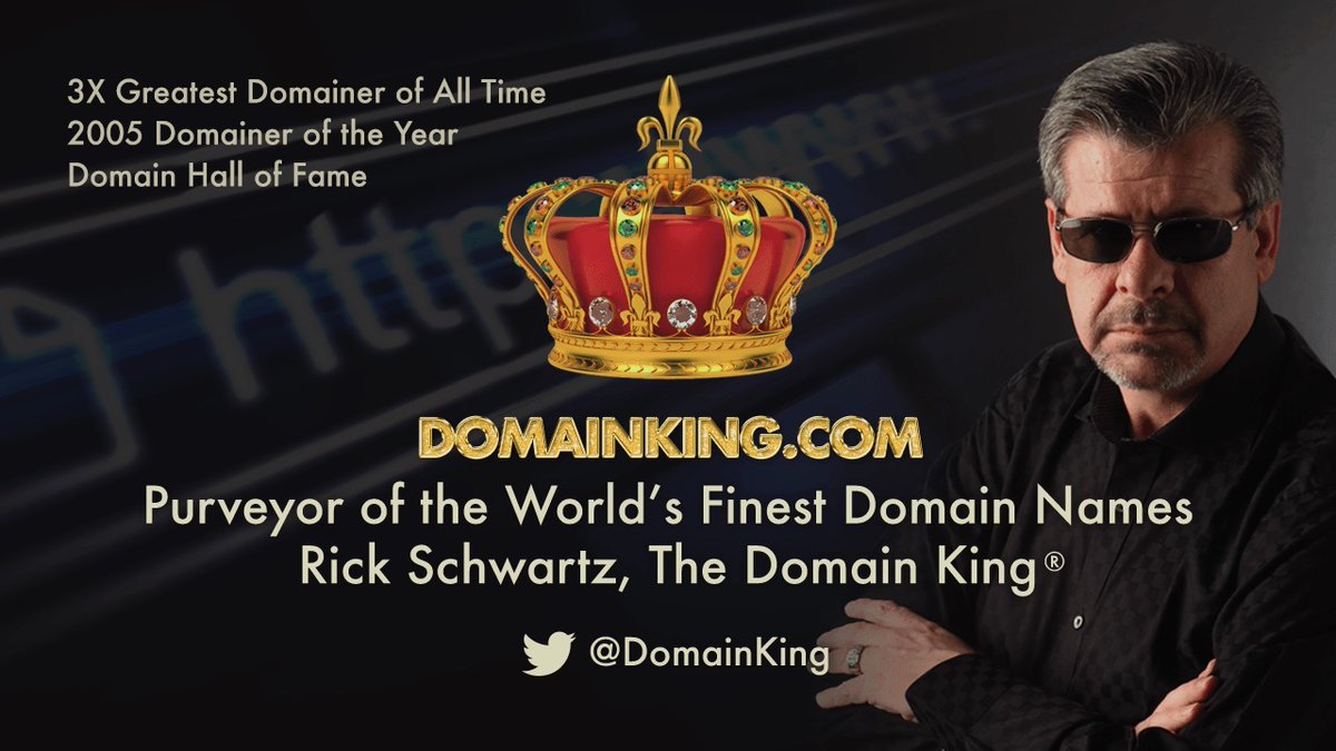 DomainKing's tweet image. A #DomainName is the most TANGIBLE intangible EVER!

There may be 3.4 Million #BTC left, but there are not 3.4 Million GREAT #Domains left!

Like I have said for years, #DomainNames are the greatest equalizer man has EVER known. EVER!!!

Life-Changing for $8, $8000, $800,000 $8MM