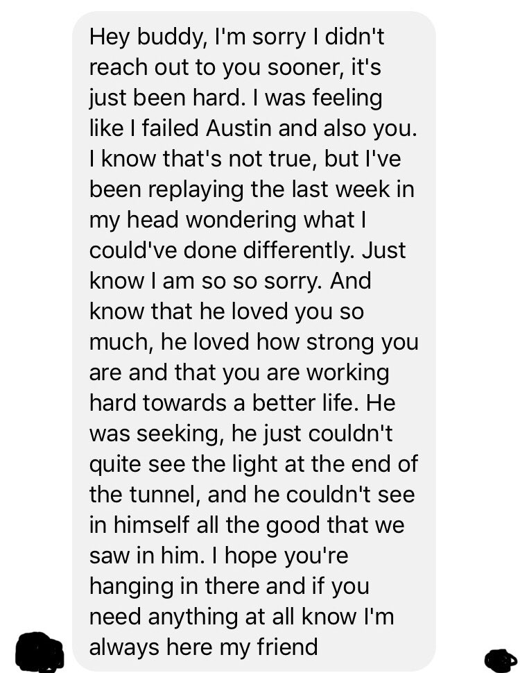 caughtbydeercam's tweet photo. Message from his best friend😔💜 this is comforting and heartbreaking. I still don’t believe this https://t.co/1TJKXsXfoF