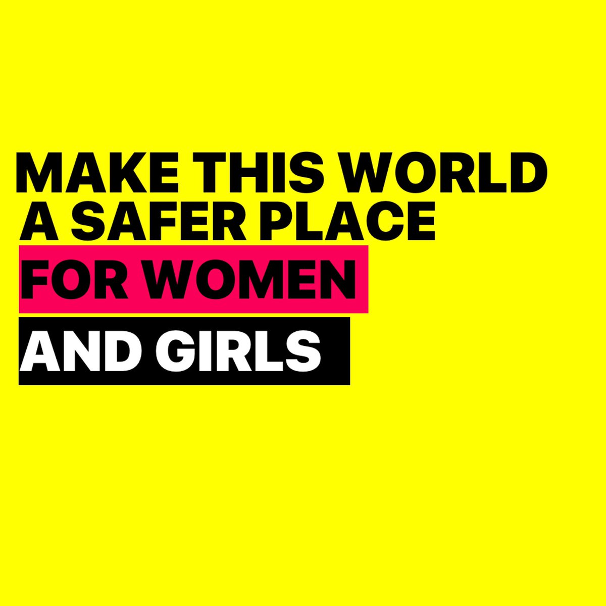MEN WE NEED TO MAKE THIS WORLD A SAFER PLACE FOR WOMEN AND GIRLS!The last few months I have heard and read things that have been really concerning regarding women’s and girls safety.A thread >>>