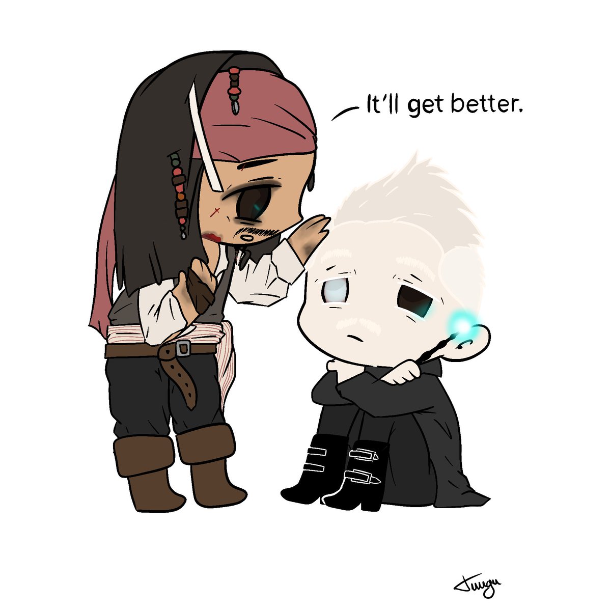 Depps_Kingdom's tweet photo. Very cute art by @nickylelito

#JusticeForJohnnyDepp https://t.co/y0KkbC4Z0H