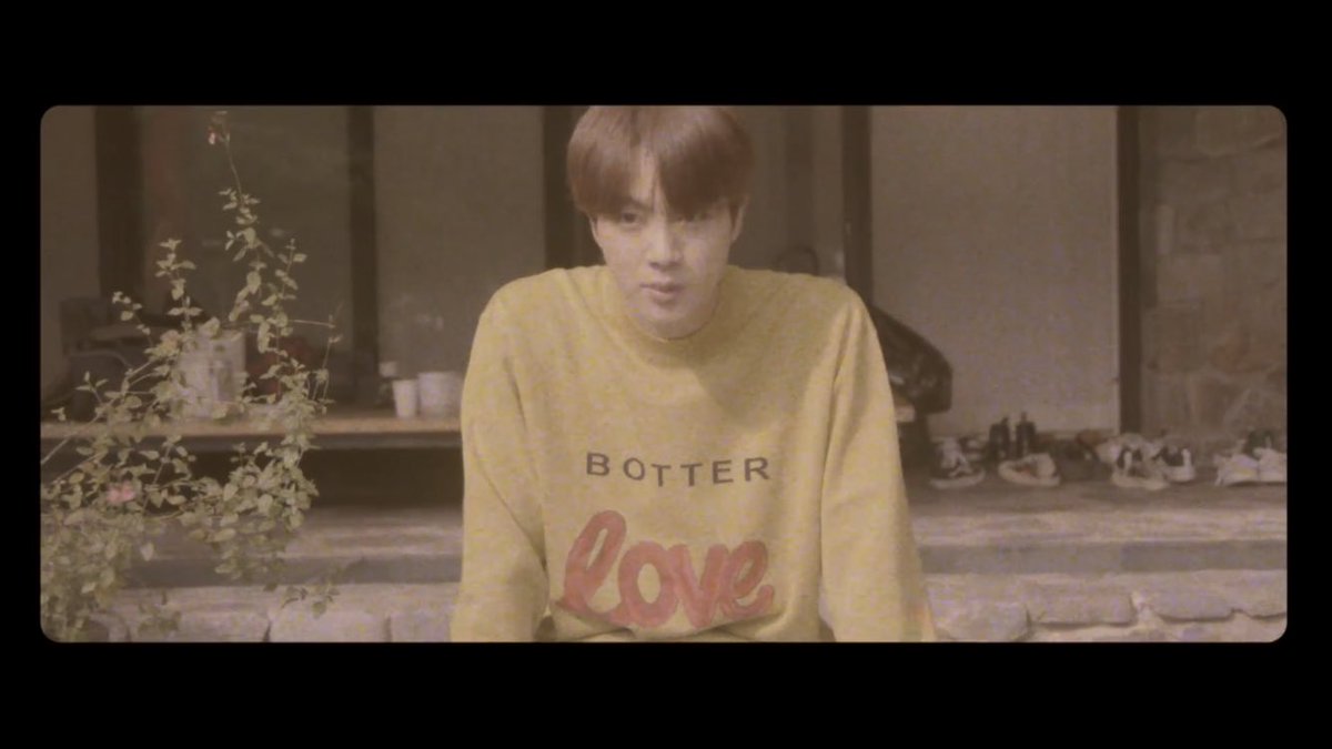 the scenery really just compliments kim seokjins beauty