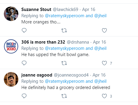 More comments about JHeil's kitchen. Again, you have to remember this was during the initial lockdown, when we weren't used to having time on our hands 