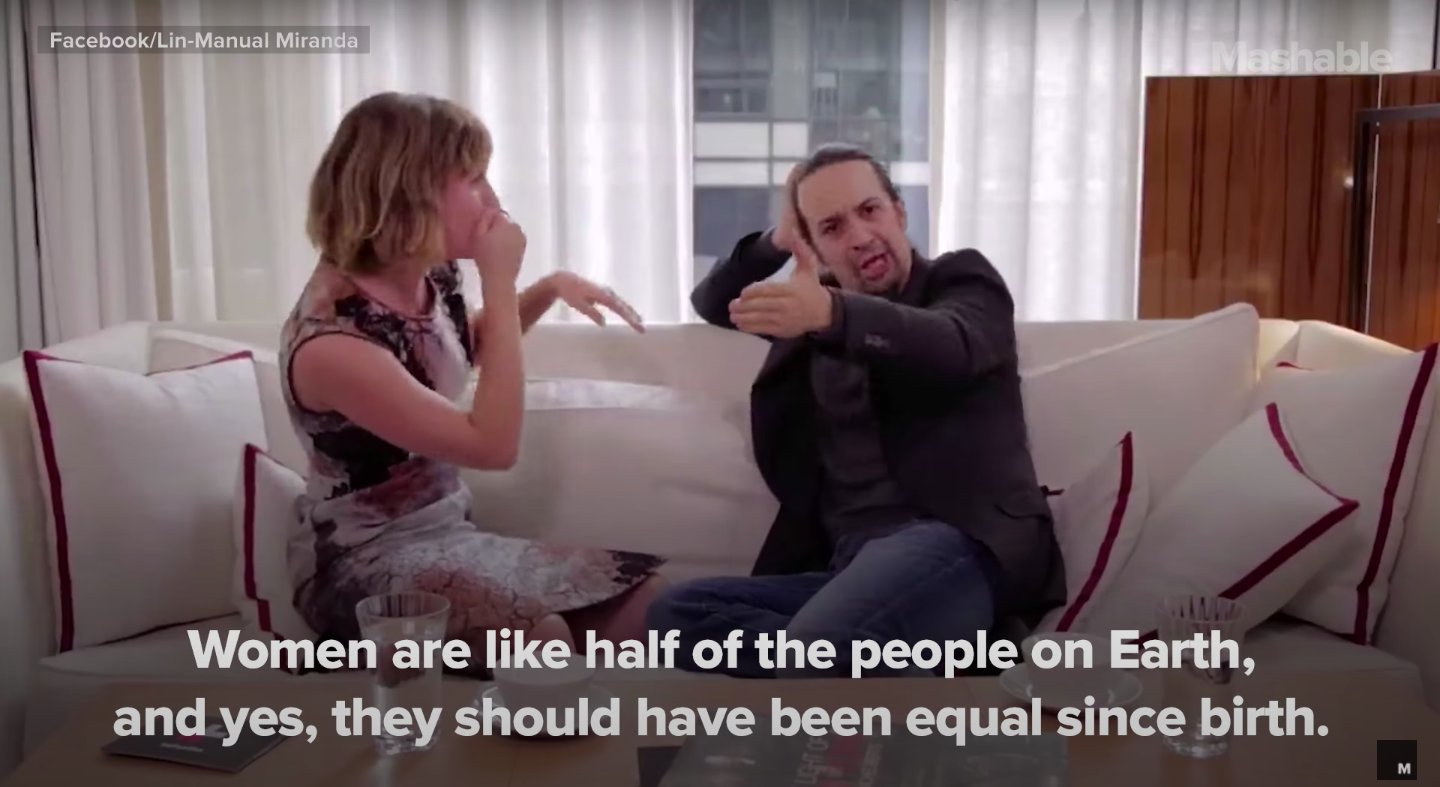 Lin manuel miranda and emma cheap watson