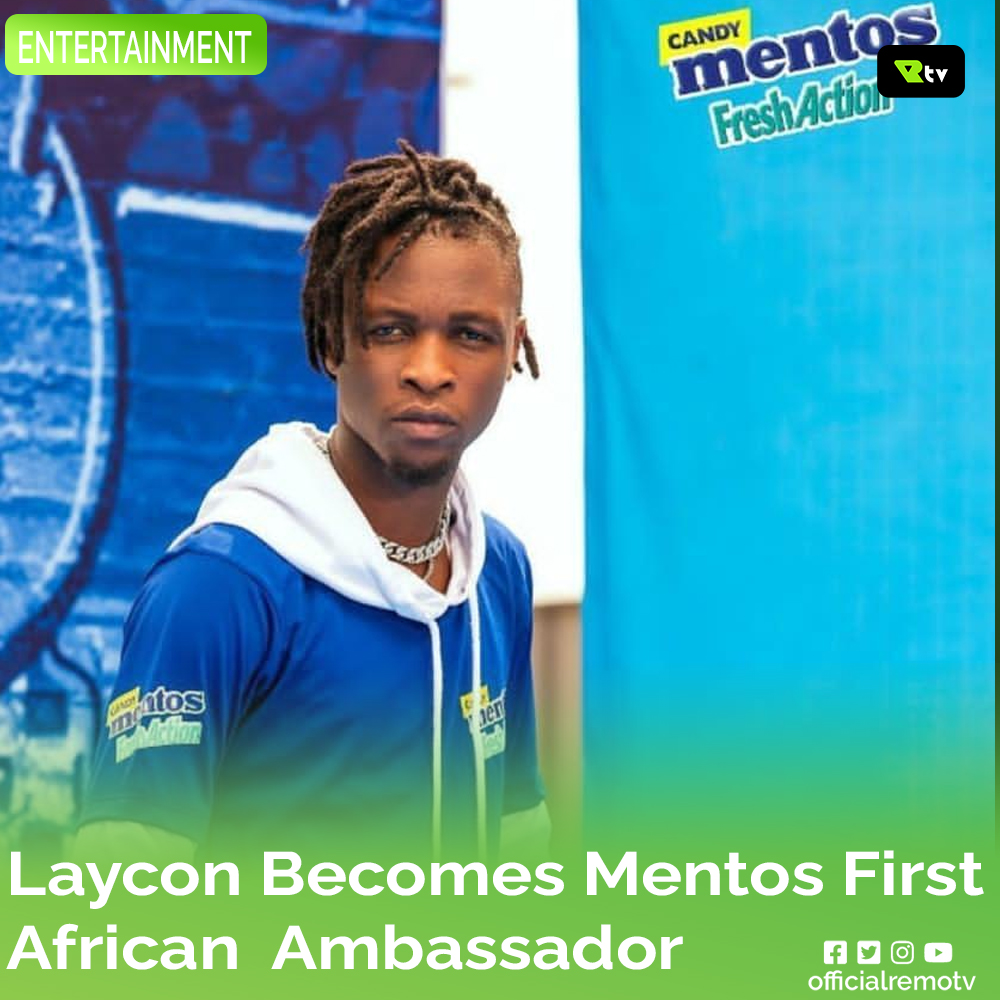 officialRemoTV's tweet photo. Laycon Ex-BBN Winner Becomes Mentos First African Ambassador
@MentosNigeria #FaceofFresh #MentosFreshAction #MentosXLaycon #SayYesToFresh @itsLaycon @officialRemoTV #laycon2020 #OFFGUNxFANTOPIA2020 https://t.co/40AhoaDva6