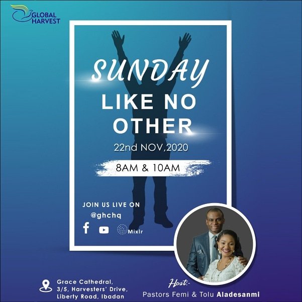 GHCHq's tweet photo. We would love you to have a taste of our fellowship this Sunday. It's going to be great in God's presence!
@GHCHq 
@PFemi 
@tolualadesanmi 

#CarefulAndNotFearful #StaySteadfast #TooFaithfulToFail #soar2020 https://t.co/z3D2AtSIzK