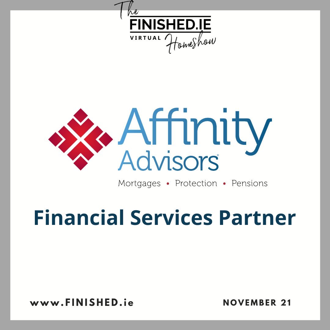 finished_ie's tweet photo. Our Financial Services Partner @affinityadv will be at the stand from 11am to 1pm to offer their advice.
Register in the link in our bio! https://t.co/0FPjbQeJyY
#finishedvirtualhomeshow2 https://t.co/CQO8wyVQAu