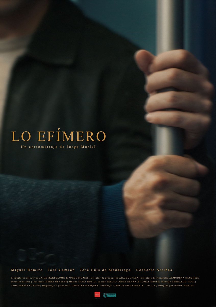 JMSerranoCueto's tweet photo. Qué maravillosamente narrado, y con cuánta sensibilidad y atención a los detalles, estas vidas cruzadas fugazmente, pero ya para toda la vida, que es #LoEfimero, de @jorge__Muriel, corto visto en Veomac para @PremiosGoya https://t.co/3BtWIzzFFm