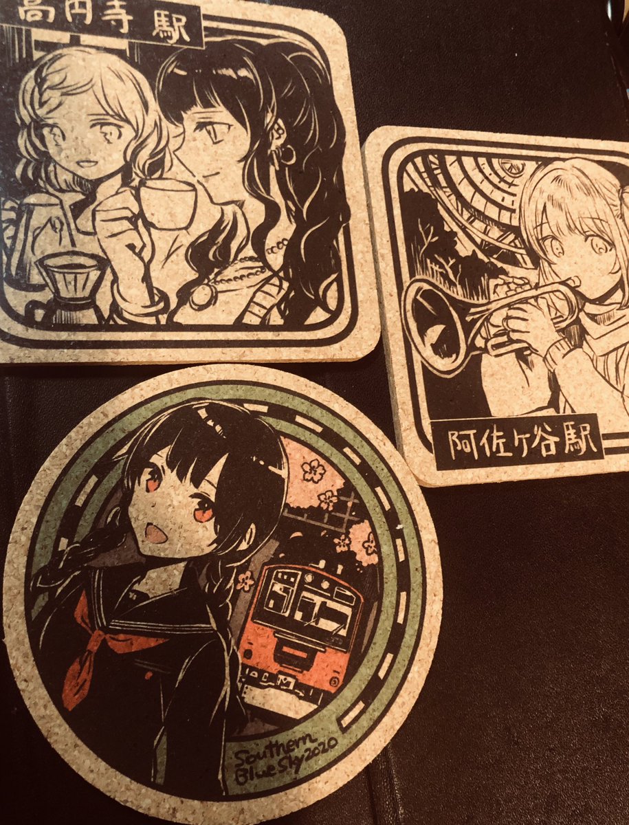 【コミティア134】
新作コースター3枚&amp;直筆サイン入イラストカード(準備中)
1000円

※ペーパー作れなさそうです、すみません…。直筆サインカード以外は、カレンダーもコースター3枚もエアコミケ2セット(booth通販予定)にまとめます。

※スケブなし、名前だけ書くサインは暇な時のみokです 