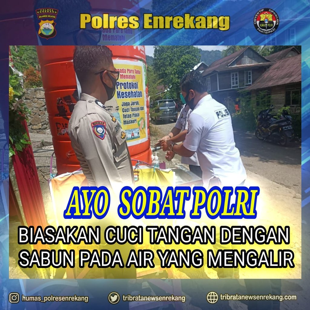 yunsharunca37's tweet photo. #ayopakaimasker 
#OpsYustisiPoldaSulsel 
#polresenrekang
#opszebra2020 https://t.co/8D2wFoxk27