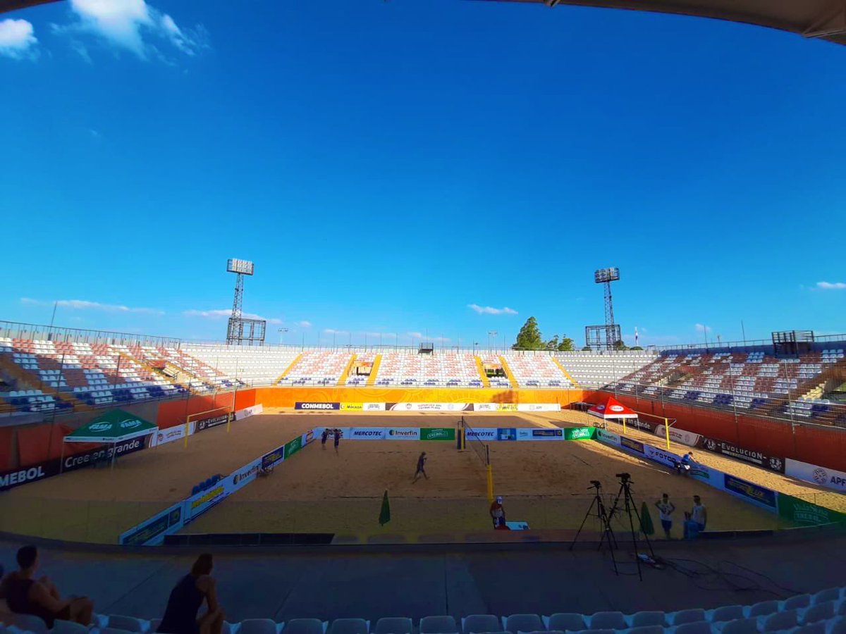 🏖🏐 Circuito Paraguayo de #BeachVolley 2020 (2ª Etapa).

📍 Estadio Mundialista Los Pynandi (Comité Olímpico Paraguayo).

📹 ¡EN VIVO! ➡️ bit.ly/3nOjLK3