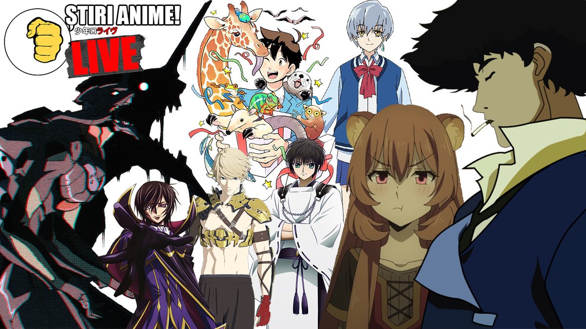 ShonenRo's tweet photo. Azi la Shonen Ro Live CELE MAI NOI #STIRI #ANIME OPM, #AnimeJapan COMPETITIE. PT #VIZMEDIA #CowboyBebop #CodeGeass NOU! #MadHouse #ShieldHero #Levius #StarBlazzers #TokyoBabylon Spider #VladLove #EVA31+MULTE ALTELE #LIVE #now https://t.co/XRUNp1GV3m #twitch #podcast #Romania https://t.co/emrsEdqoFx