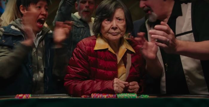 Anyway, Tsai Chin is 86 years old and absolutely owning it. I can’t stress how great she is in Lucky Grandma (which sees her back at the gambling table, so the Bond vibes linger).