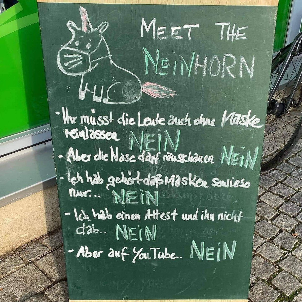 Kennt ihr schon das Neinhorn?