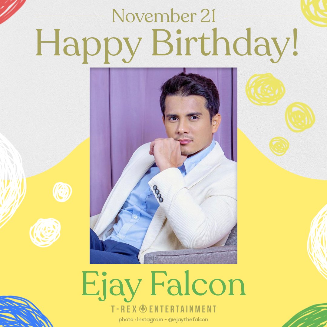 Happy birthday to you, Ejay Falcon!

May your life be showered with blessings. :) 