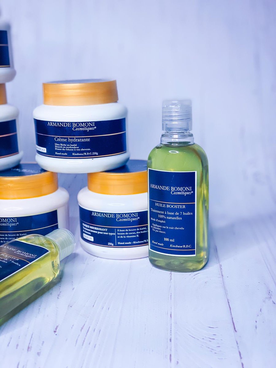 ABomoni7's tweet photo. La gamme NUTRITION INTENSE est adaptée à tous types de cheveux. Elle procure une texture soyeuse, un volume très doux et accélère la pousse de cheveux. 
Optez pour du made in RDCongo. https://t.co/K38IdQewAT