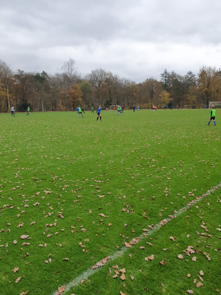 Vorige week een gemixte 11 vs 11 en vandaag een 7 vs 7 toernooi met de 14 1 en 15 1 gemengd. #bezigblijven 🔵⚪💪