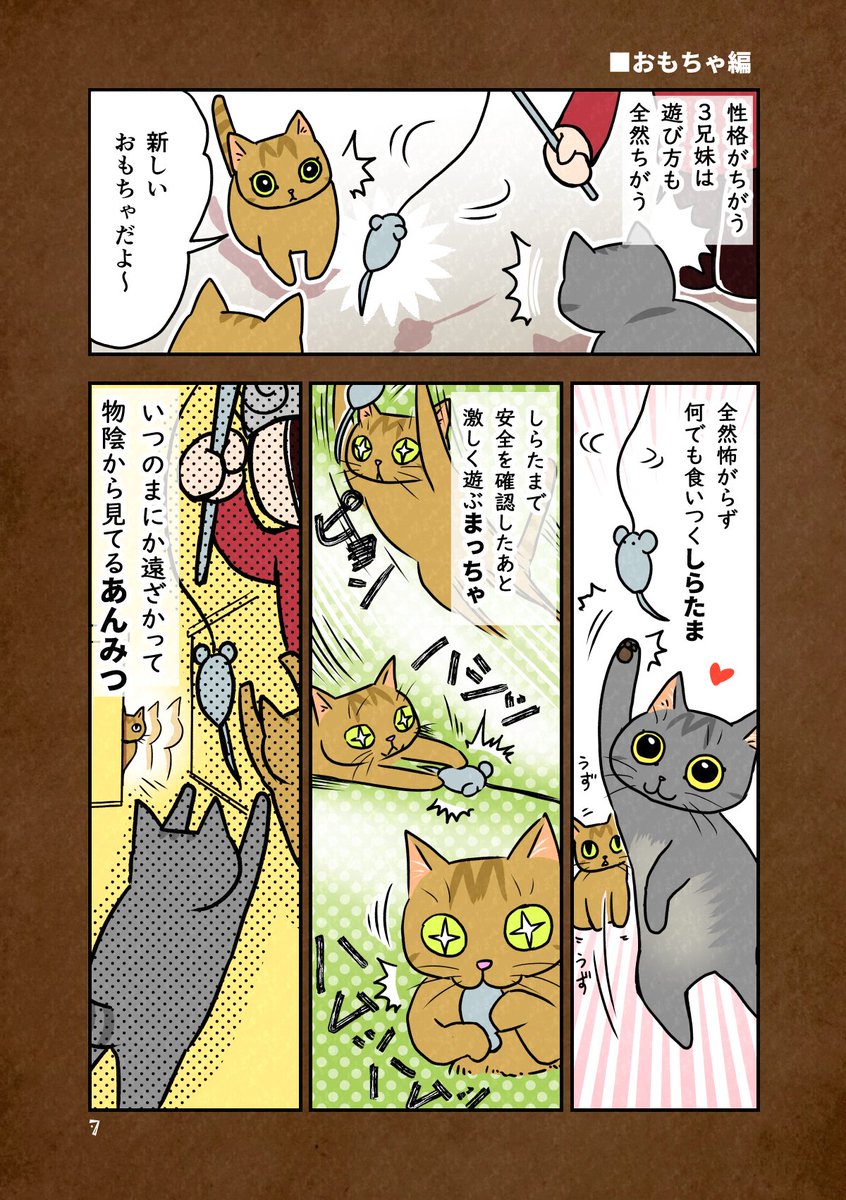 そっくりだけど性格の違う兄妹猫を拾った話、3匹の性格編(再掲)

#ぬこ日記 #猫漫画 #猫のいる暮らし 