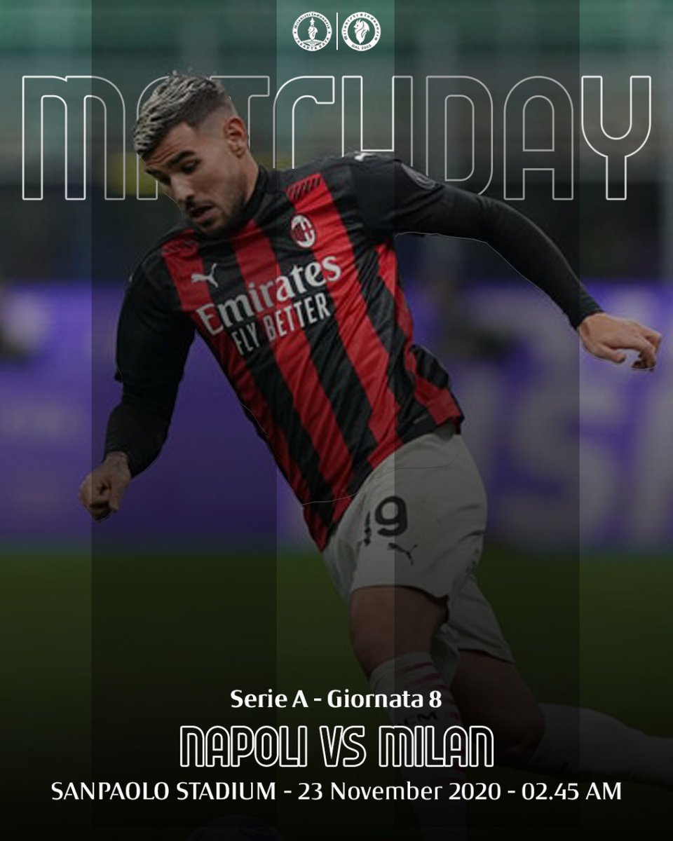 Usai International Break, AC Milan akan bertandang ke markas Napoli di Sanpaolo Stadium. Milan yang menerima hasil imbang dalam 2 pertandingan terakhir harus bisa mengalahkan Napoli dalam lanjutan #SerieA untuk bertengger di puncak klasemen.

Prediksinya guys?
#MilanistiIndonesia