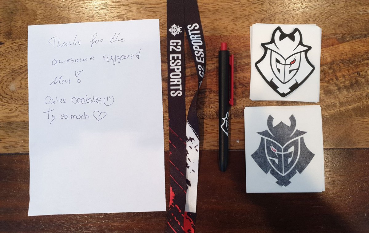 MaxHensen4's tweet photo. @G2esports @CarlosR Thanks for the personal letter this really made my whole fcking year. Best organisation, keep up the good work!! #G2ARMY 🖤🤍❤ https://t.co/DN13hnx7Q4