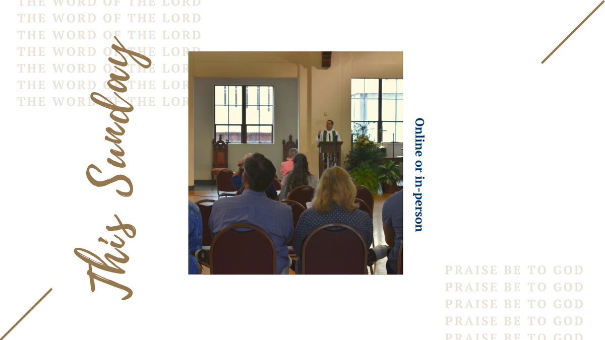 Let’s gather together in praise and fellowship! Catch us in person at Bishops Hall or online on Facebook (<a href="/stjamesbr/">St. James Episcopal</a>) and YouTube (ow.ly/vaGn50AUCqh) at 8 &amp; 10:30 a.m. 

#WeAreStJames #BatonRouge #Episcopal #churchonline