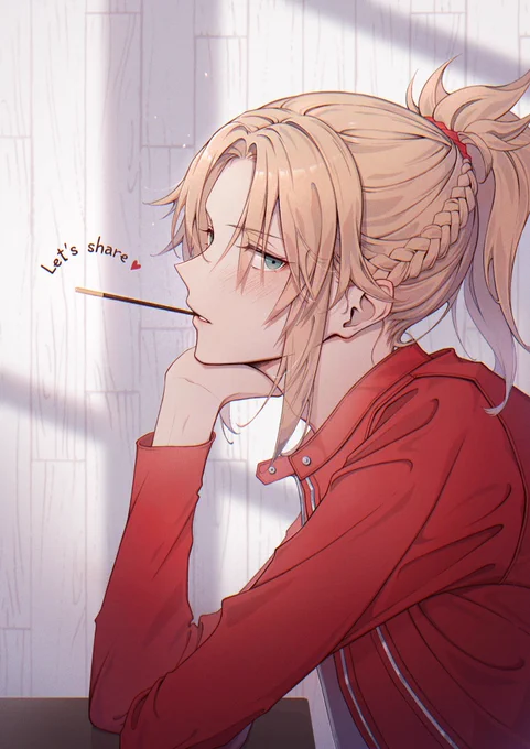 モーさんがポッキーの日の残りを食べてくれる?❤️

#FGO
モードレッド 
