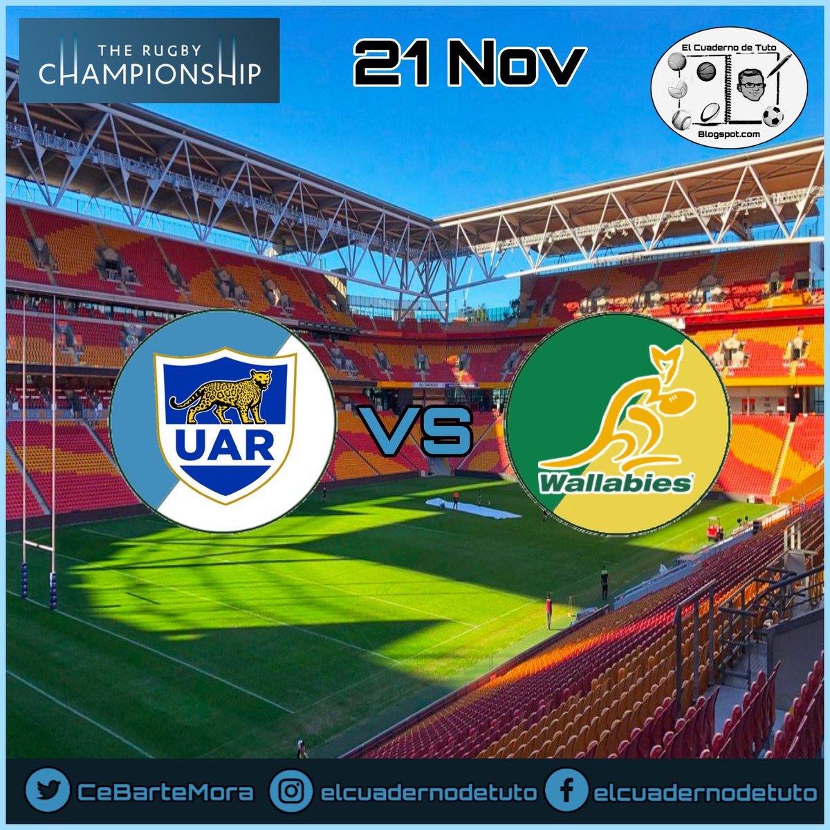 Hoy #TRC🏉
Argentina 🇦🇷 vs Australia 🇦🇺 https://t.co/swBQoeRw3U