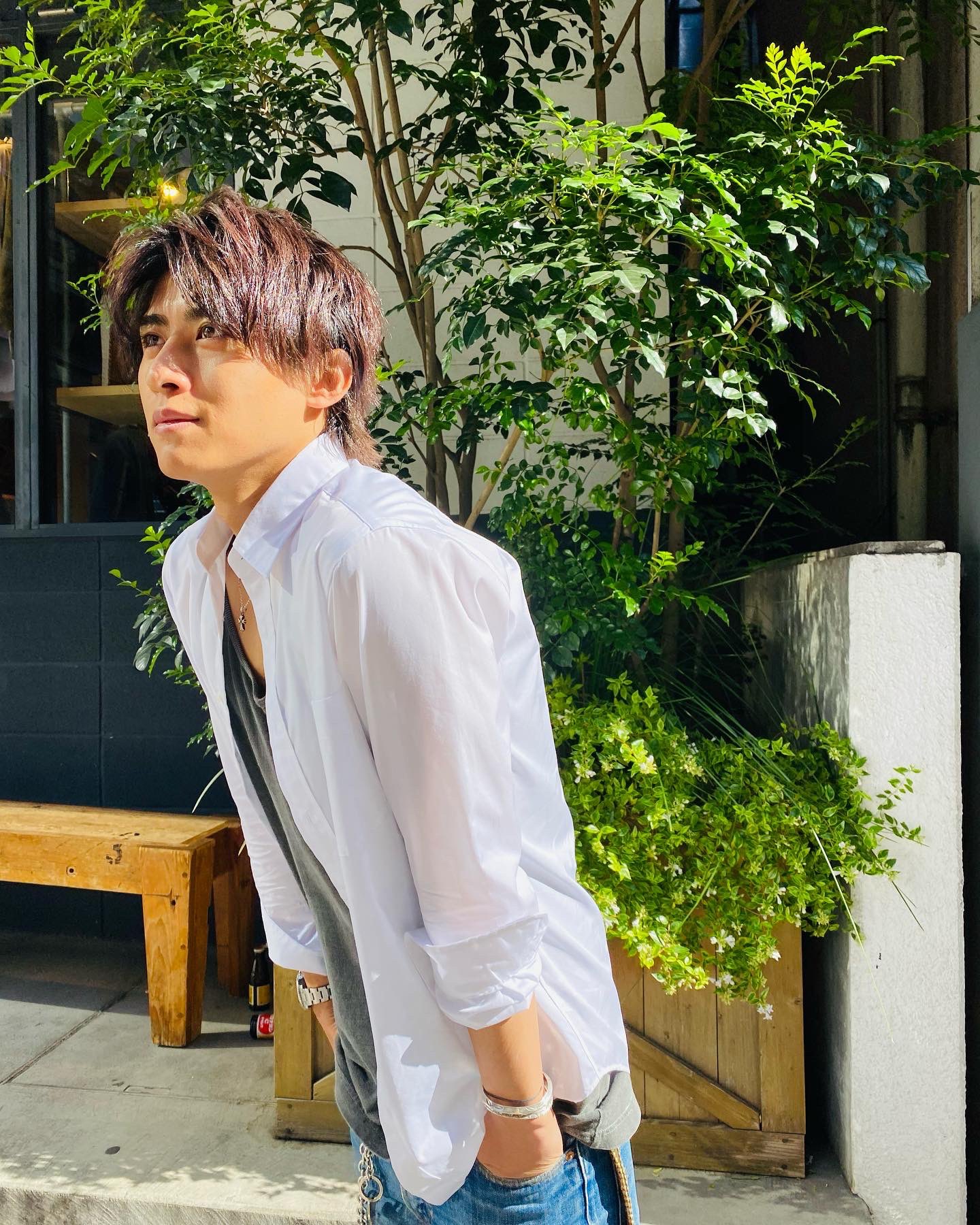 Twitter 上的 木村奏也 ナチュラルヘアがお気に入り 爽やかシャツがお気に入り ナチュラルなサラッとヘアで ちょっと寒い 木村奏也 渋谷 爽やか系 メンズファッション メンズカット メンズセット ナチュラルセット T Co Lxaoo5xaqe Twitter