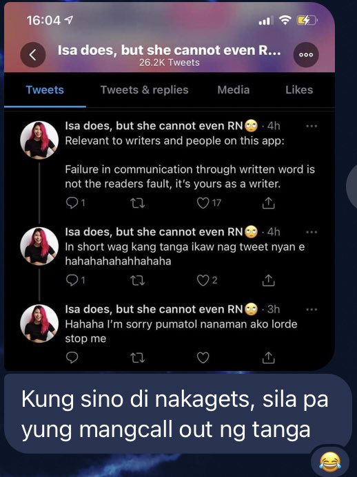 superkamiokante's tweet image. crazy ass girl started by misinterpreting my tweet, blocks people who explain the tweet, now it&apos;s everyone else&apos;s fault but not hers. 😬 what a sociopath.