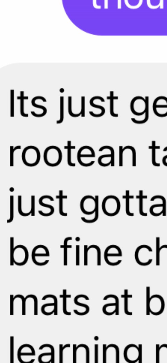 chantaybrown_'s tweet photo. Just having a chat with my dad about our pups and he spells routine like this 😂😭😭 https://t.co/DeNPNnPHVZ