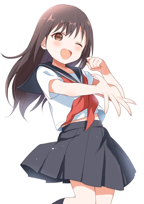 アイドルごっこする子 