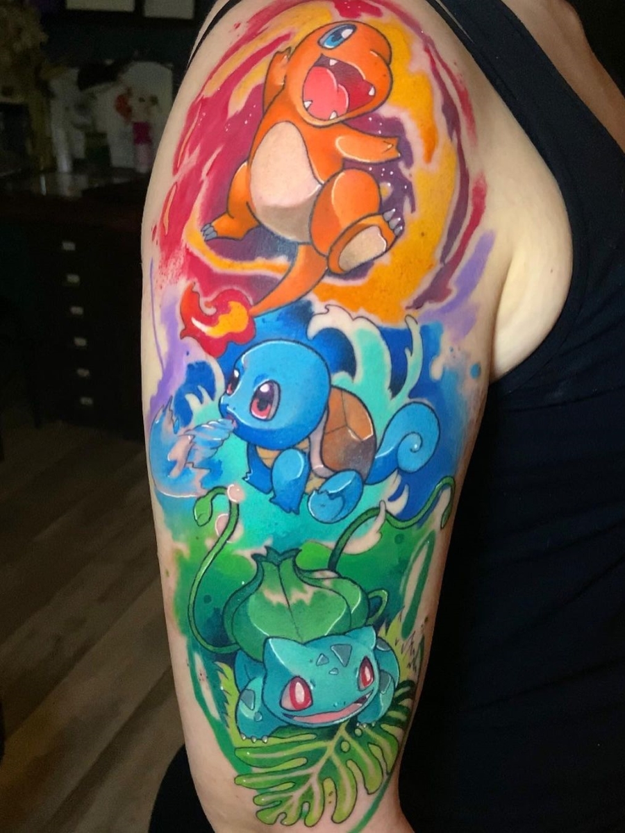 Every Evolution of Pokémons Eevee as Tattoos  Tattoodo