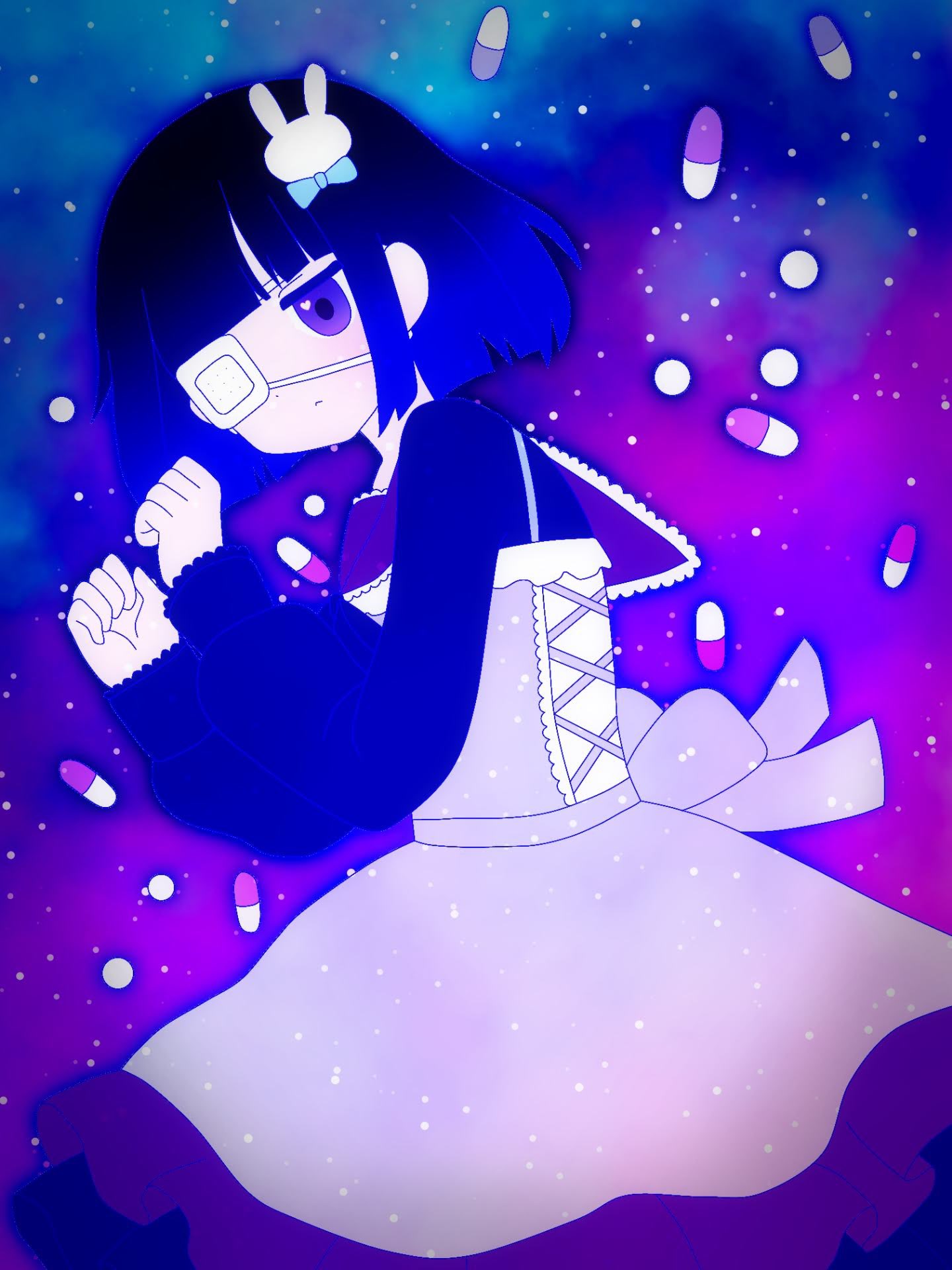 いそぎんちゃく２号 病みかわちゃん お絵描き イラスト 病みかわ 病みかわいい 女の子 T Co Rwe8k43fsq Twitter