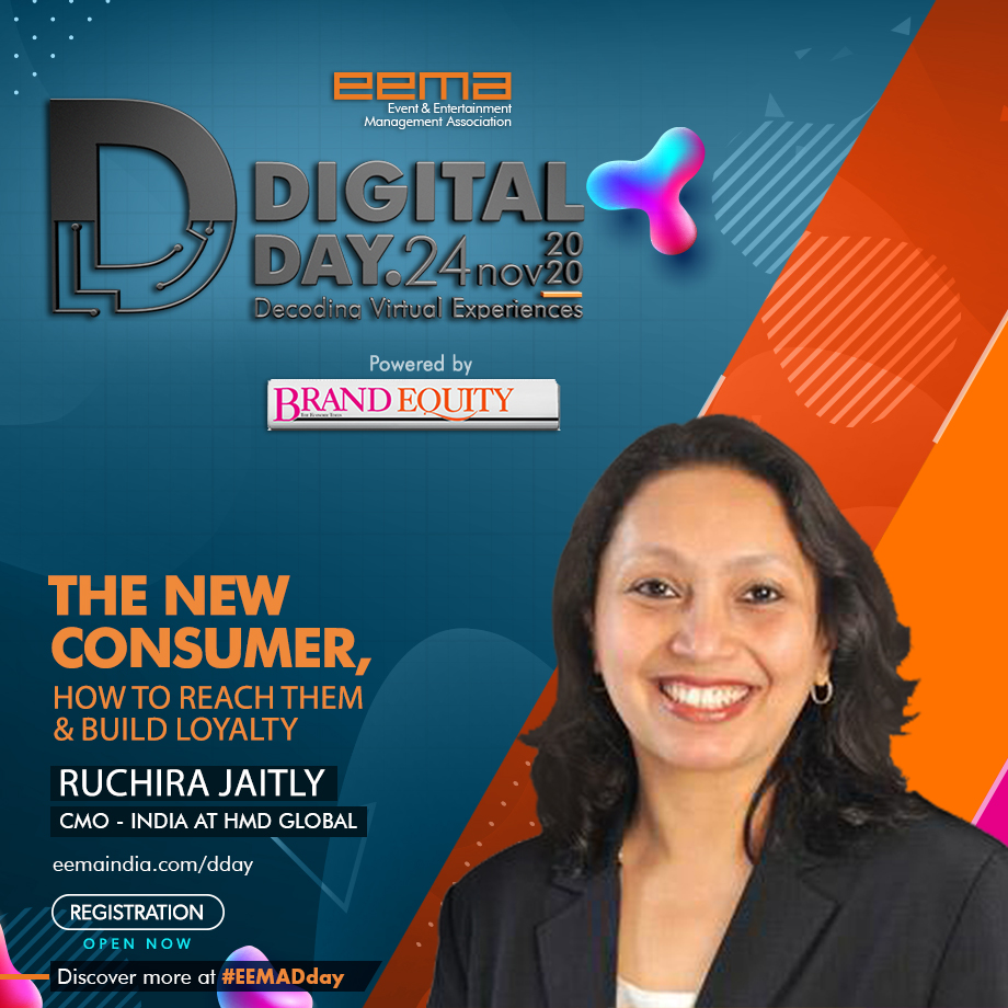 Decades of expertise in Marketing, Sales, Strategy & Innovation. ​
Meet RUCHIRA JAITLY  joining us at the D day to share her experience.​
Are you ready to meet her? 
​
Have you registered yet eemaindia.com/dday/​

 #EEMA #eemaDday #eventplanner #eventspace