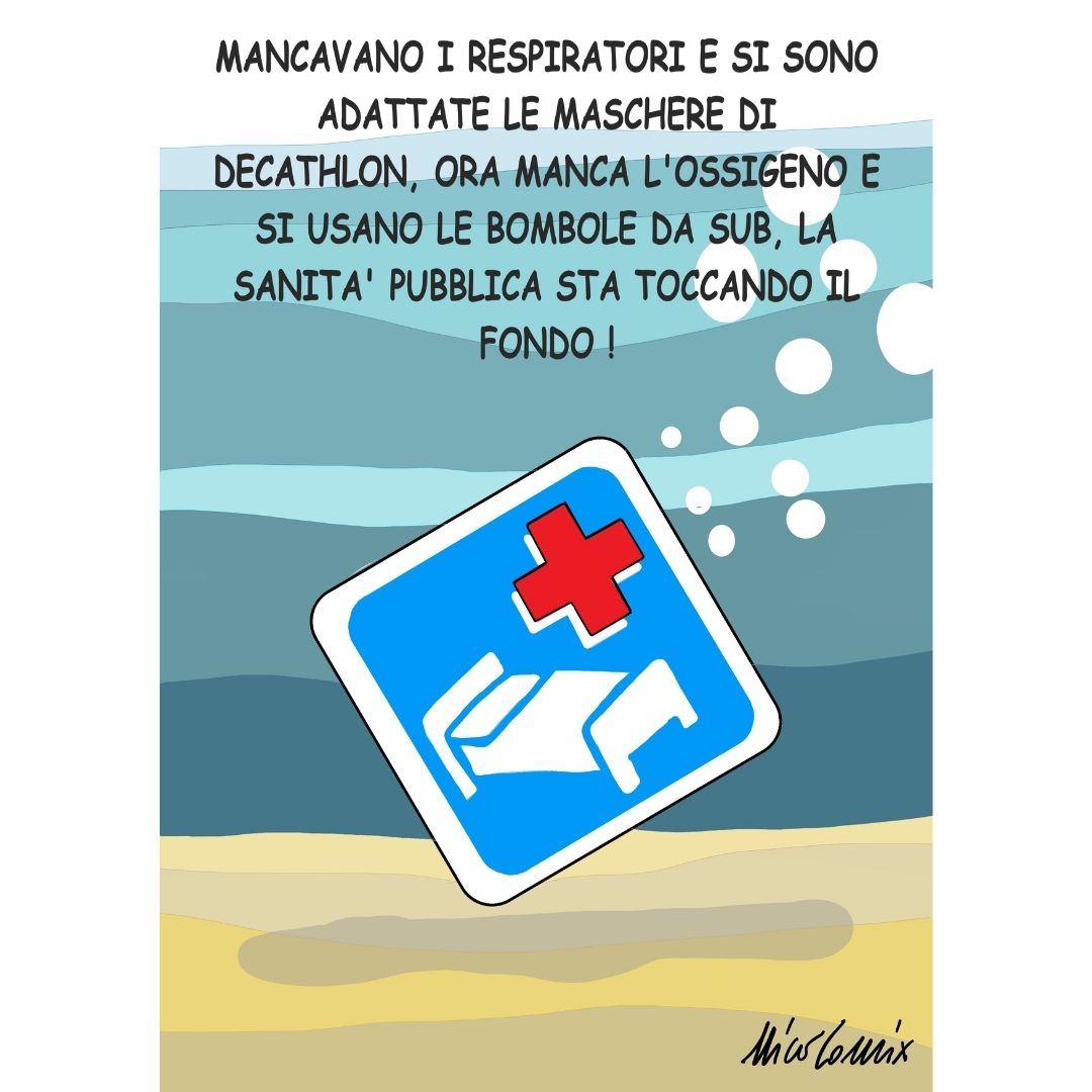Nico on Twitter: &quot;Anni di tagli alla sanità ... https://t.co/WaPpi352Ck  #Nicocomix #sanità #ospedali #terapiaintensiva #respiratori #Decathlon  #maschere #ossigeno #bombole #covid19 #coronavirus #Fontana #Speranza  #Gallera #Toti #Bassetti #Zangrillo ...