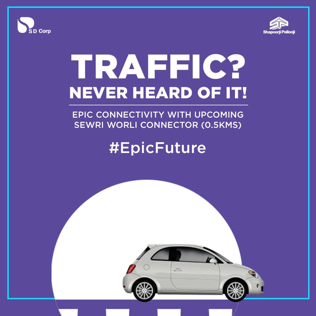 SDCorpOfficial's tweet photo. You will be able to sing & drive like the wind with the proposed Sewri-Worli Connector. The upcoming connector is just 0.5 kms away from Codename Hello EPIC! For more details, please click here: https://t.co/2IRICUebxv
#CodenameHelloEpic #HelloEpic #SDCorp #ShapoorjiPallonji https://t.co/lgbRGQlWcX