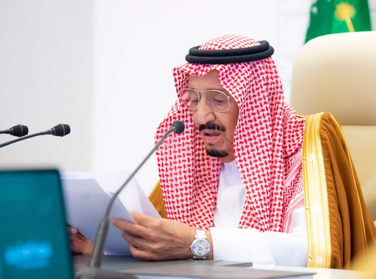 spagov's tweet image. #صور_واس |
برئاسة #خادم_الحرمين_الشريفين.. بدء أعمال القمة الافتراضية لقادة دول مجموعة العشرين (#G20). 
#السعودية_ترحب_بقادة_العشرين 
#واس